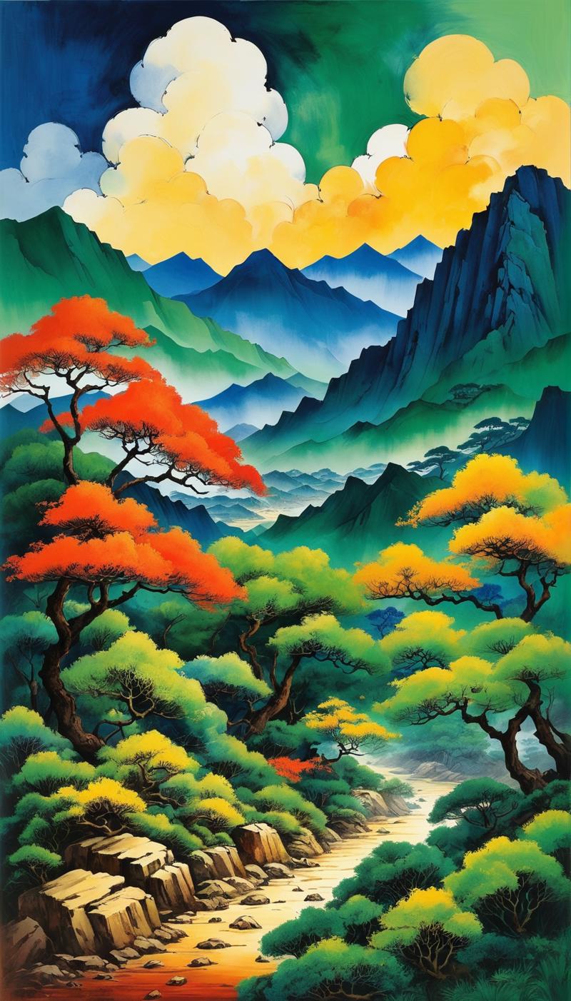 01610-1071415146-Chinese landscape painting,inspired by Wang Ximeng's landscape painting works Thousand Miles of Rivers and Mountains,_the inscri.png